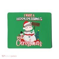 I Want A Hippopotamus For Christmas Ho Ho Ho Mousepad thumb 0