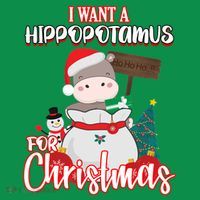 I Want A Hippopotamus For Christmas Ho Ho Ho Toddler Hoodie thumb 2