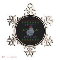 I Want A Hippopotamus For Christmas Ugly Ornament thumb 0