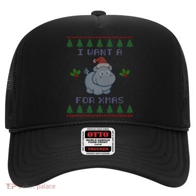 I Want A Hippopotamus For Christmas Ugly Hat