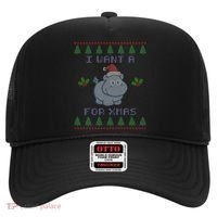 I Want A Hippopotamus For Christmas Ugly Hat thumb 0