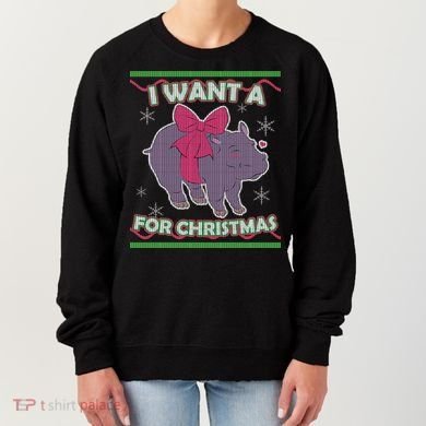 I Want A Hippopotamus Ugly Christmas Sweater Women's Sweatshirt