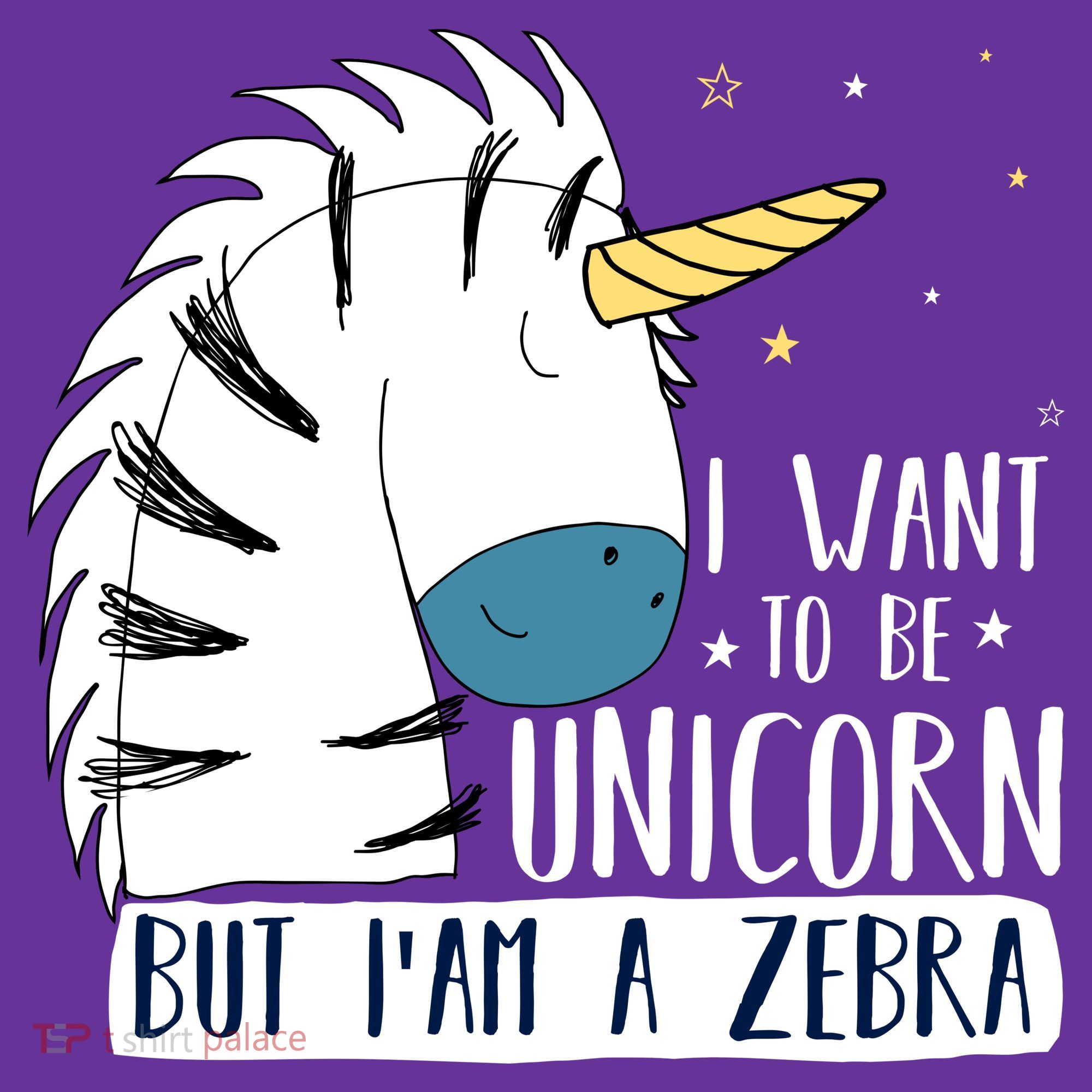 I Want To Be A Unicorn But I'm A Zebra Funny Kids Sweatshirt