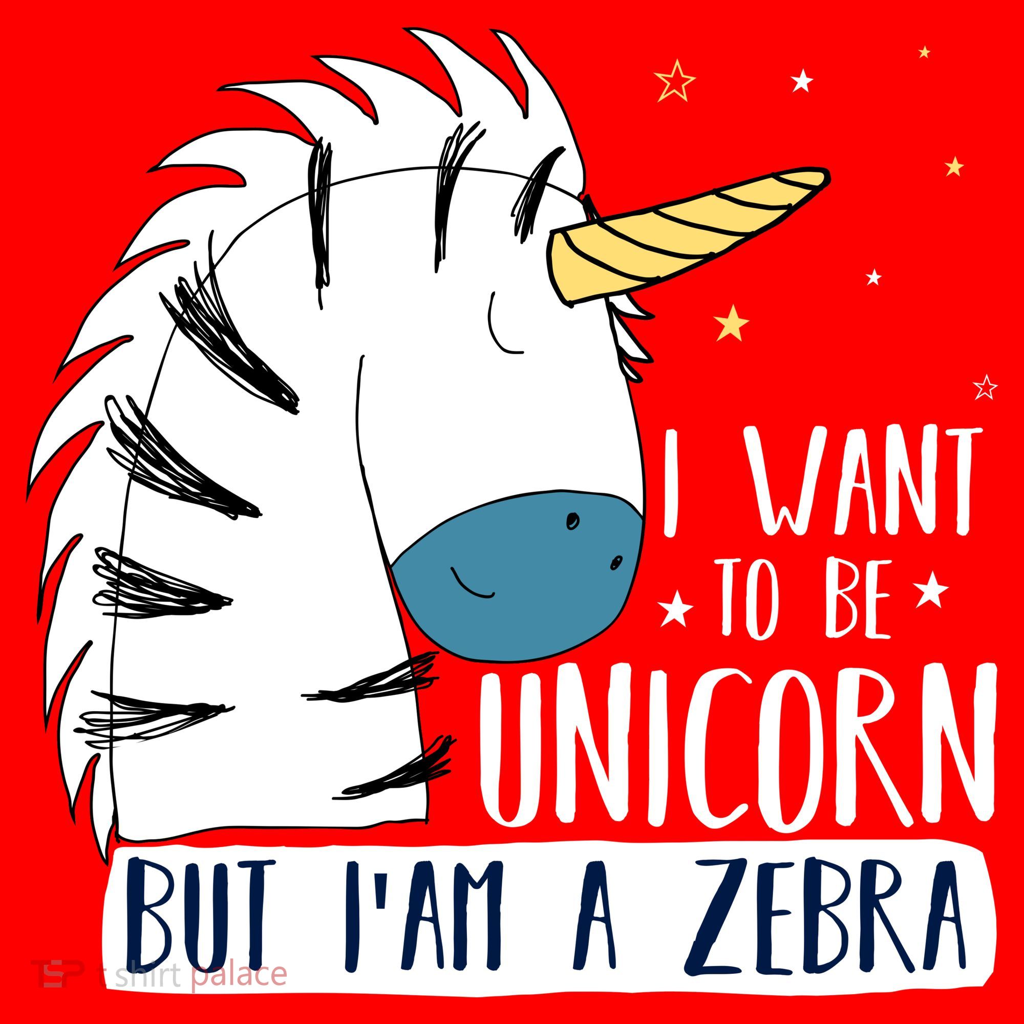 I Want To Be A Unicorn But I'm A Zebra Funny Santa Hat