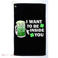 I Want To Be Inside You Beer Golf Towel thumb 0