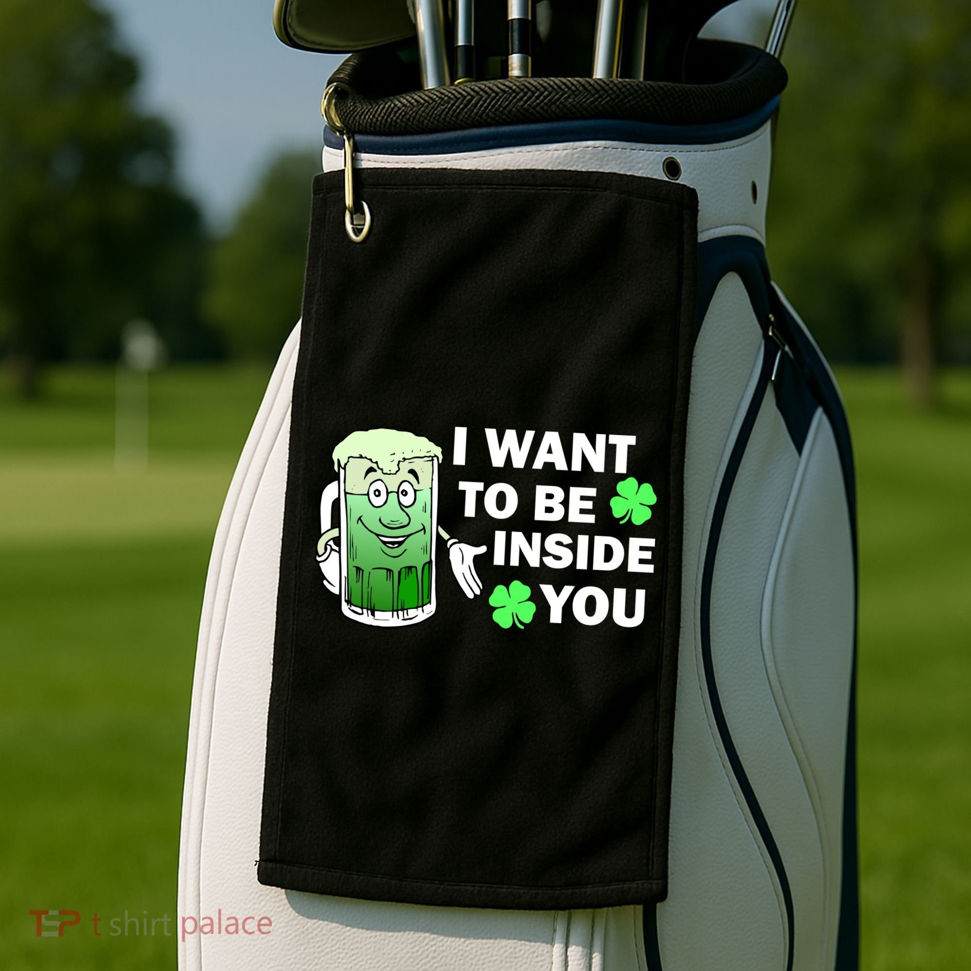 I Want To Be Inside You Beer Golf Towel