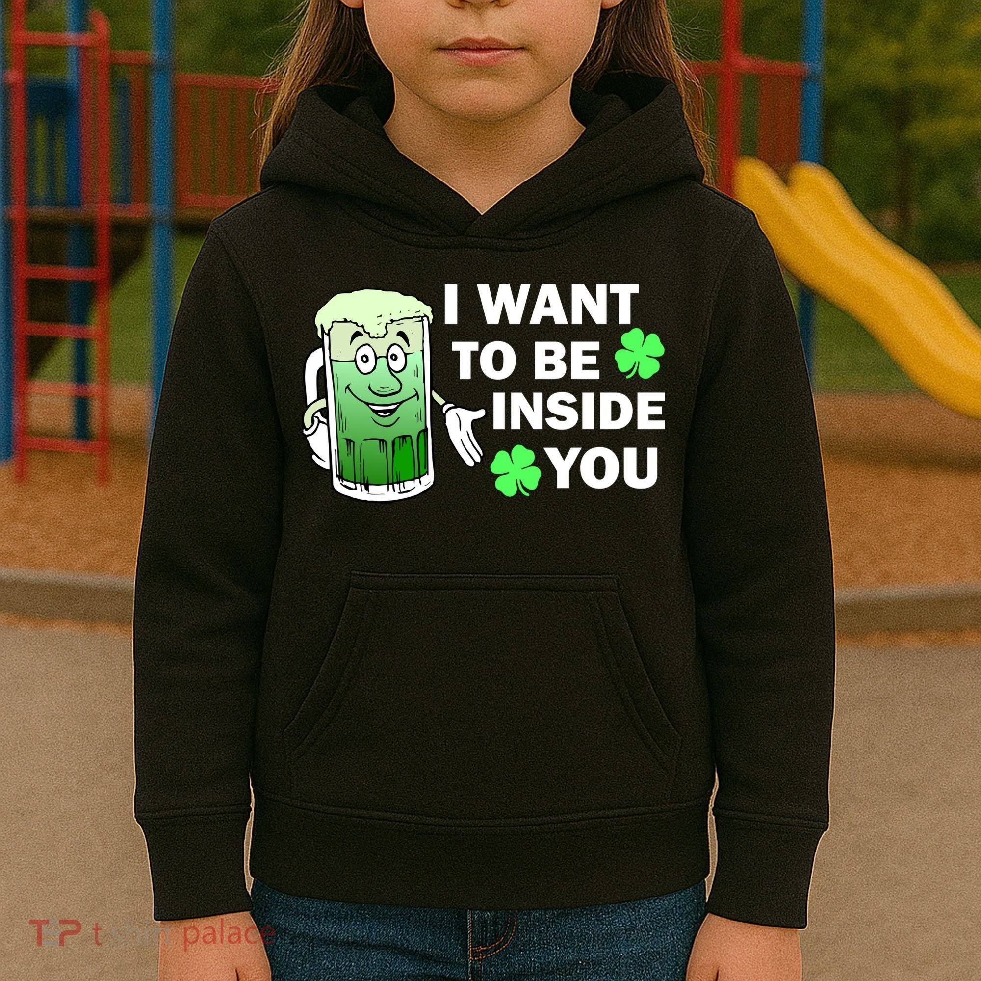 I Want To Be Inside You Beer Kids Hoodie