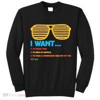 I Want To Break Free Ride Bicycle Want It All Sweatshirt thumb 0