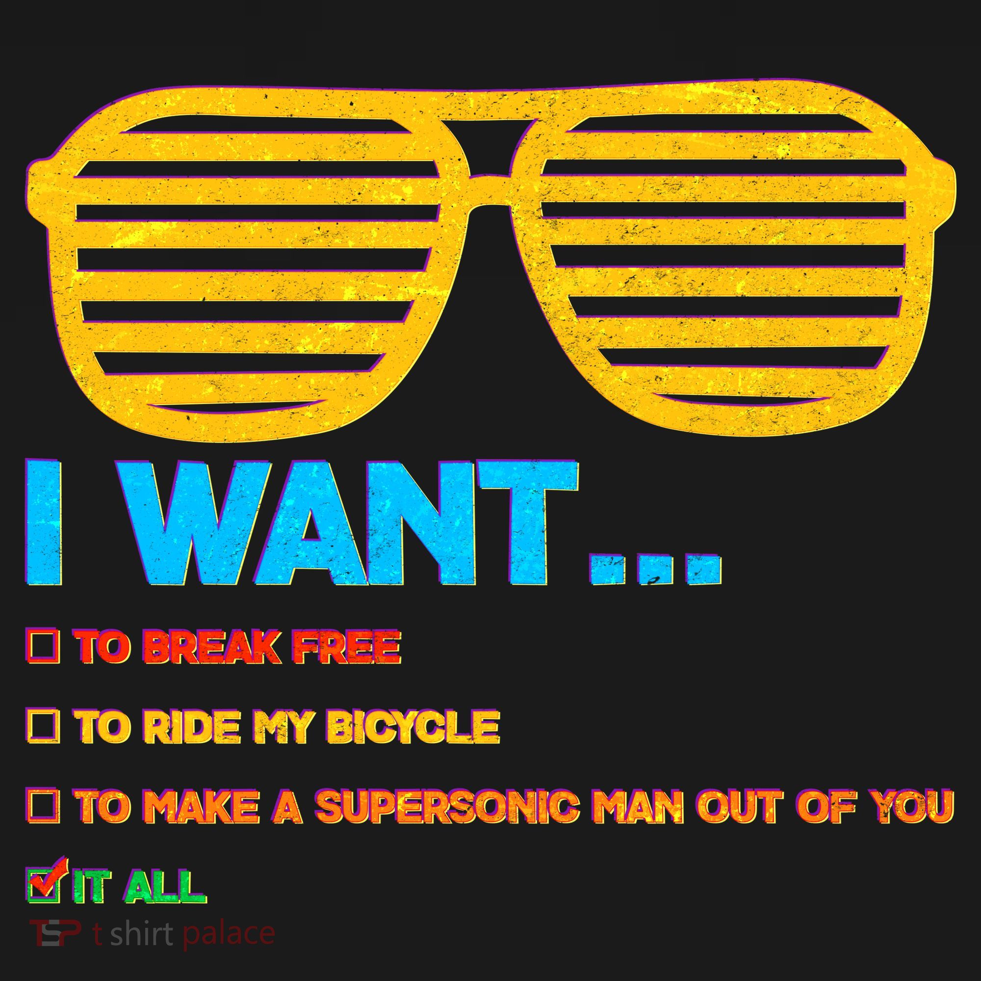 I Want To Break Free Ride Bicycle Want It All Sweatshirt