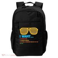 I Want To Break Free Ride Bicycle Want It All Backpack thumb 0