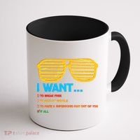 I Want To Break Free Ride Bicycle Want It All Coffee Mug thumb 1