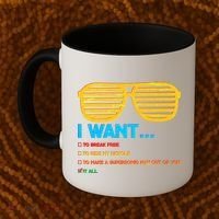 I Want To Break Free Ride Bicycle Want It All Coffee Mug thumb 2