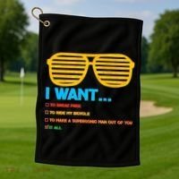 I Want To Break Free Ride Bicycle Want It All Golf Towel thumb 1