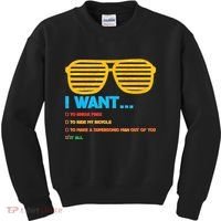 I Want To Break Free Ride Bicycle Want It All Kids Sweatshirt thumb 0