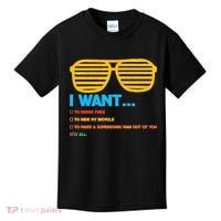 I Want To Break Free Ride Bicycle Want It All Kids T-Shirt thumb 0
