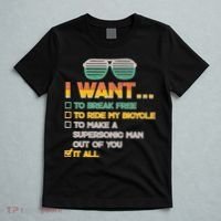 I Want To Break Free To Ride My Bicycle It All Sunglasses T-Shirt thumb 5
