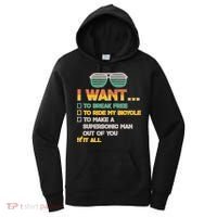 I Want To Break Free To Ride My Bicycle It All Sunglasses Women's Hoodie thumb 0