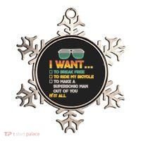 I Want To Break Free To Ride My Bicycle It All Sunglasses Ornament thumb 0
