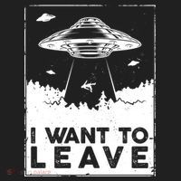 I Want To Leave UFO Alien Tumbler thumb 3