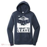 I Want To Leave UFO Alien Women's Hoodie thumb 0