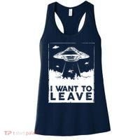 I Want To Leave UFO Alien Women's Tank Top thumb 0