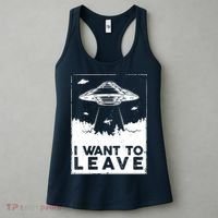 I Want To Leave UFO Alien Women's Tank Top thumb 3