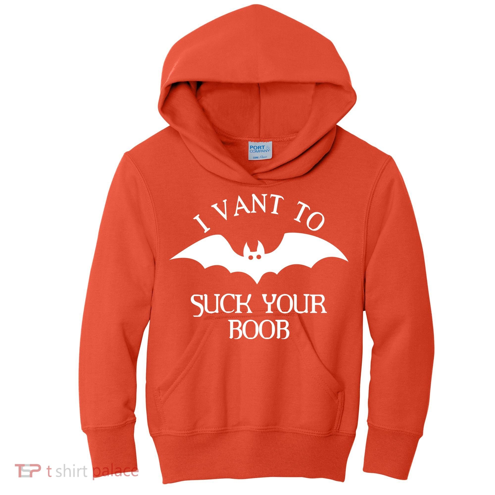 I Want To Suck Your Boob Kids Hoodie