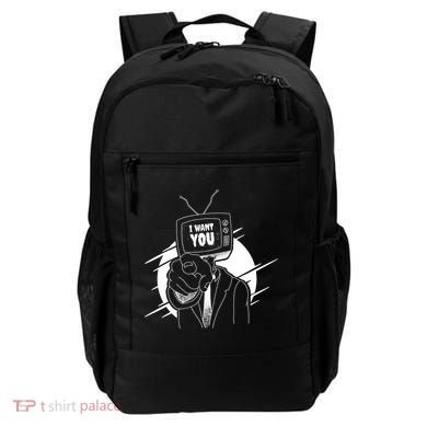 I Want You Television Retro Funny Backpack