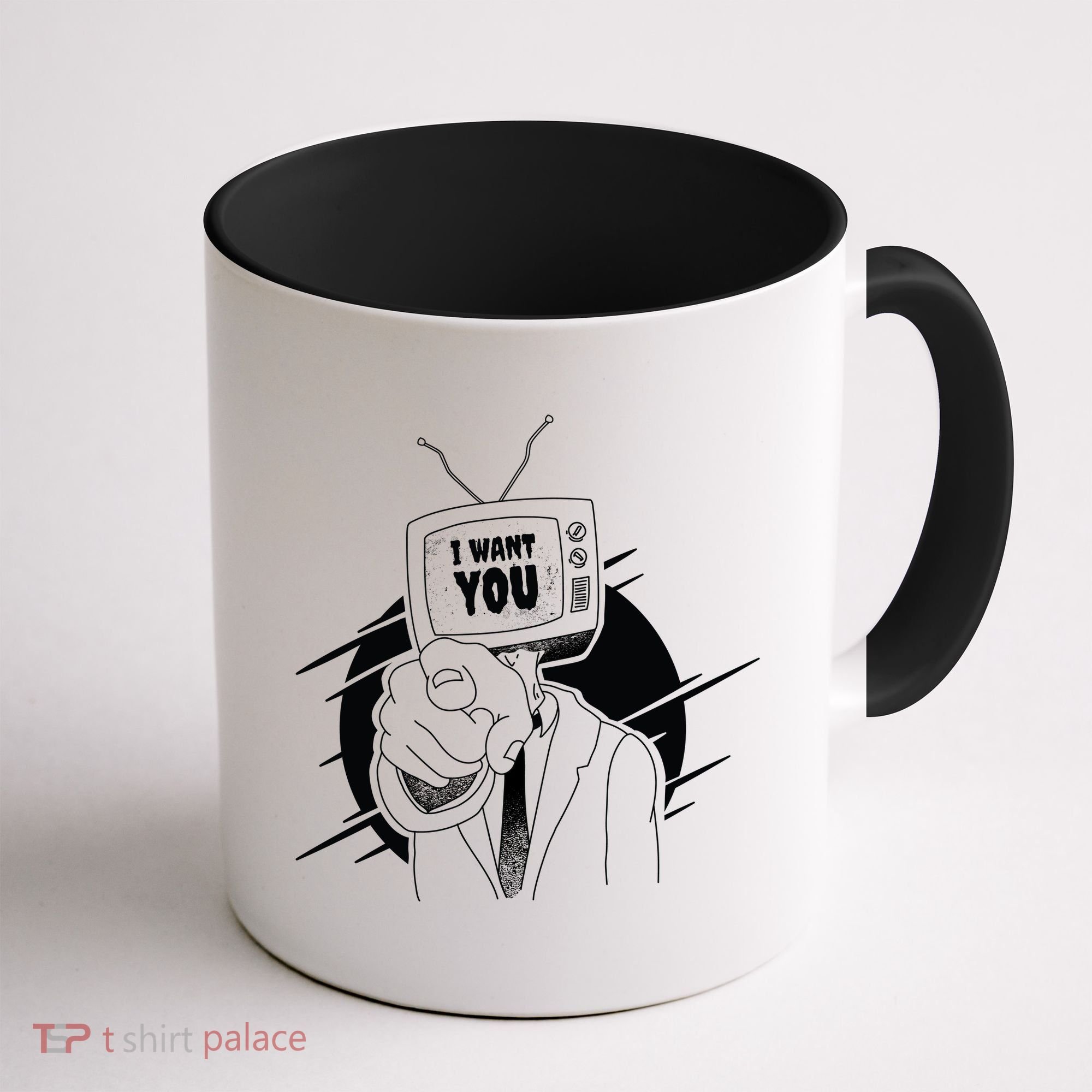 I Want You Television Retro Funny Coffee Mug