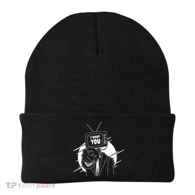 I Want You Television Retro Funny Beanie