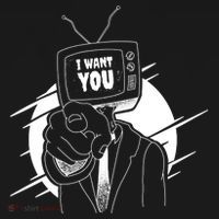 I Want You Television Retro Funny Ornament thumb 1