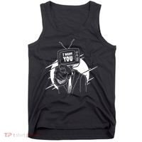 I Want You Television Retro Funny Tank Top thumb 0