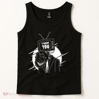 I Want You Television Retro Funny Tank Top thumb 2