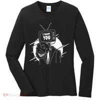 I Want You Television Retro Funny Women's Long Sleeve Shirt thumb 0