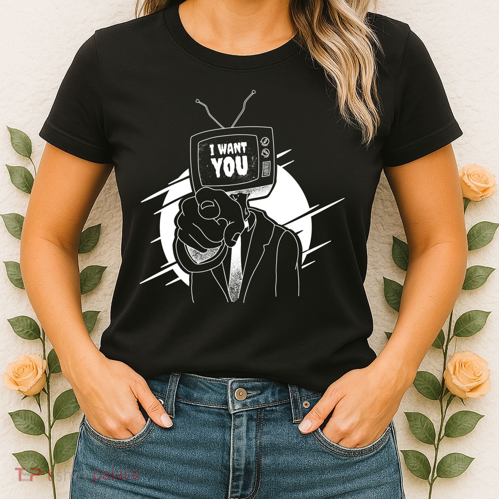 I Want You Television Retro Funny Women's T-Shirt