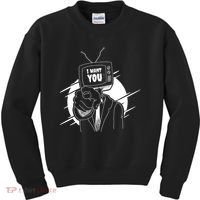 I Want You Television Retro Funny Kids Sweatshirt thumb 0