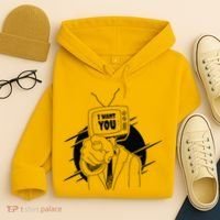 I Want You Television Retro Funny Hoodie thumb 4