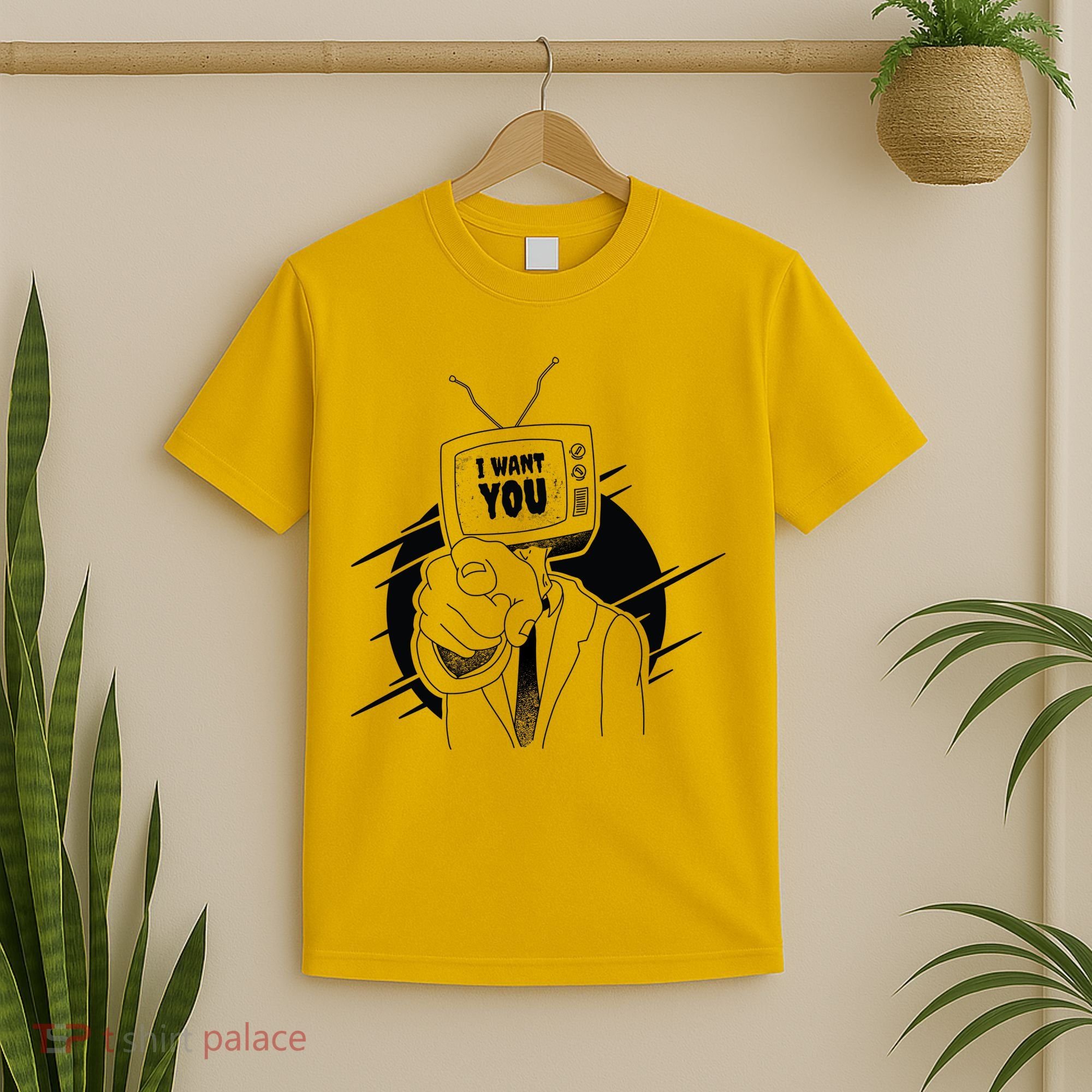 I Want You Television Retro Funny T-Shirt
