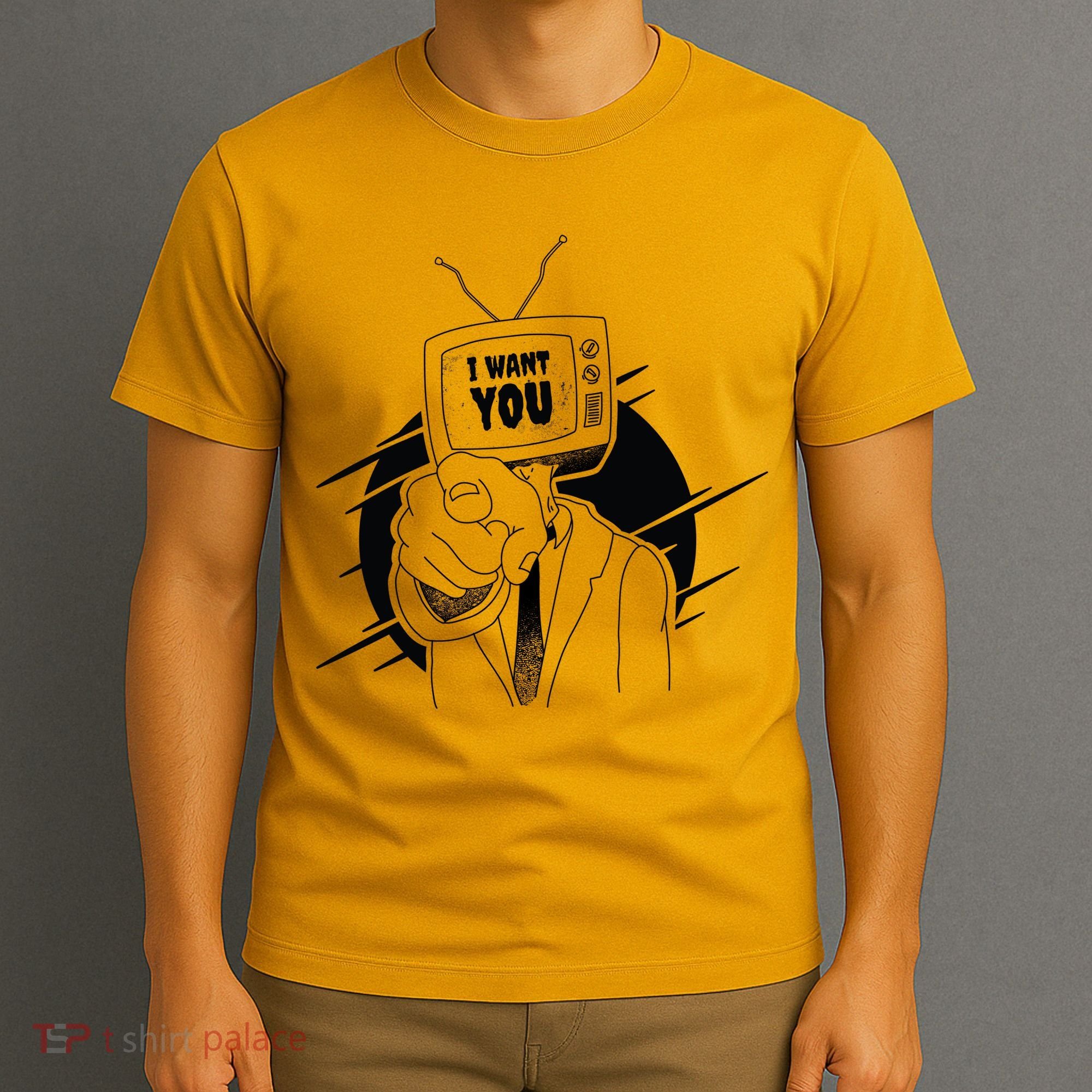 I Want You Television Retro Funny T-Shirt