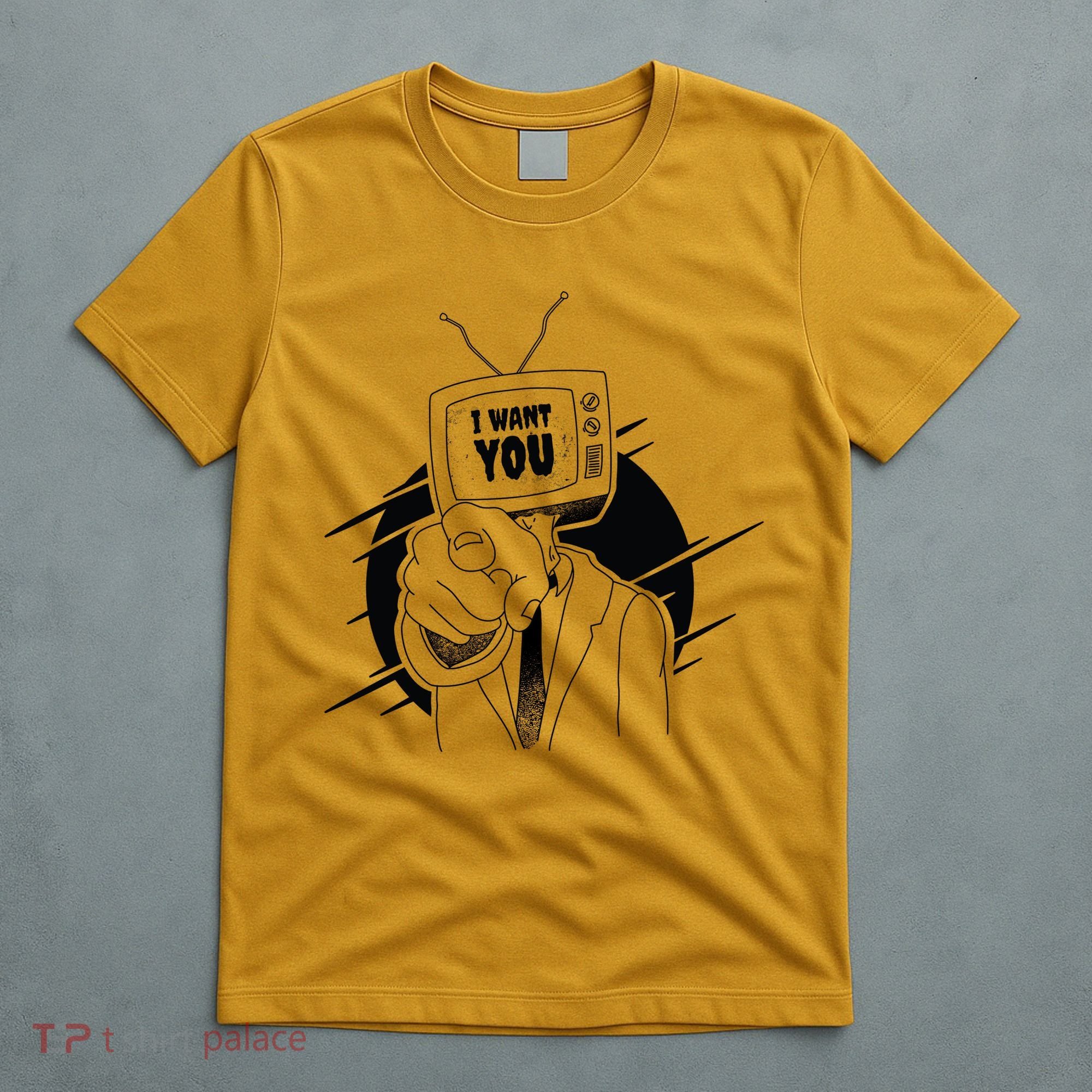 I Want You Television Retro Funny T-Shirt
