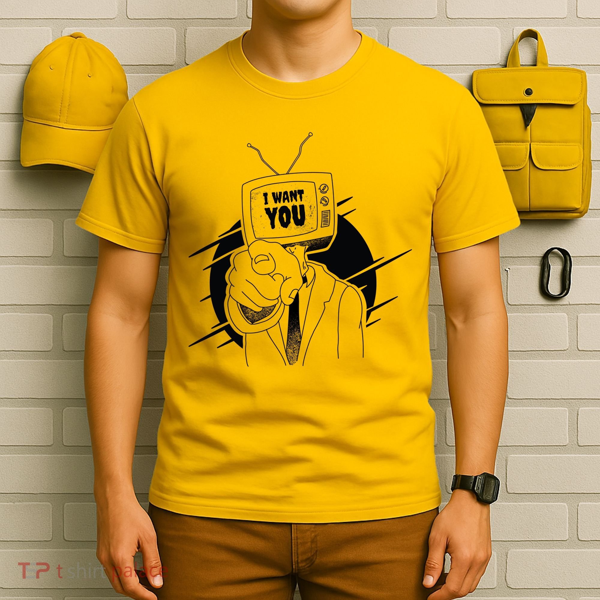 I Want You Television Retro Funny T-Shirt