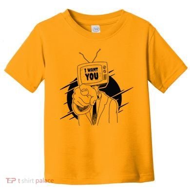 I Want You Television Retro Funny Toddler T-Shirt