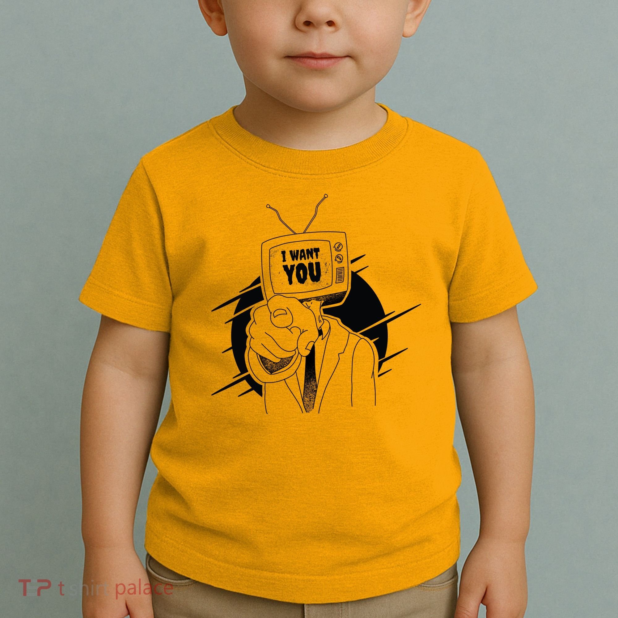 I Want You Television Retro Funny Toddler T-Shirt