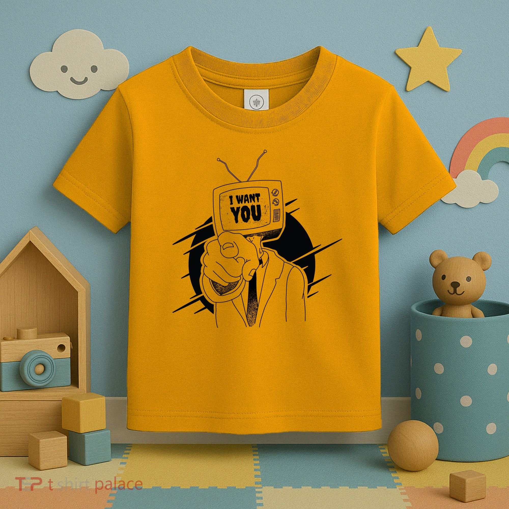 I Want You Television Retro Funny Toddler T-Shirt