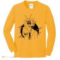 I Want You Television Retro Funny Kids Long Sleeve Shirt thumb 0