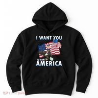 I Want You To Party America Hoodie thumb 0