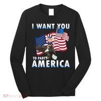 I Want You To Party America Long Sleeve Shirt thumb 0