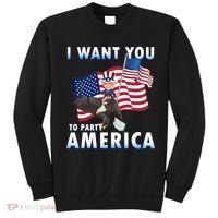 I Want You To Party America Sweatshirt thumb 0