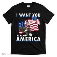 I Want You To Party America T-Shirt thumb 0