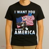 I Want You To Party America T-Shirt thumb 3